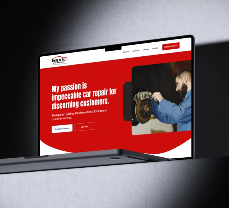 Gray Automotive website preview
