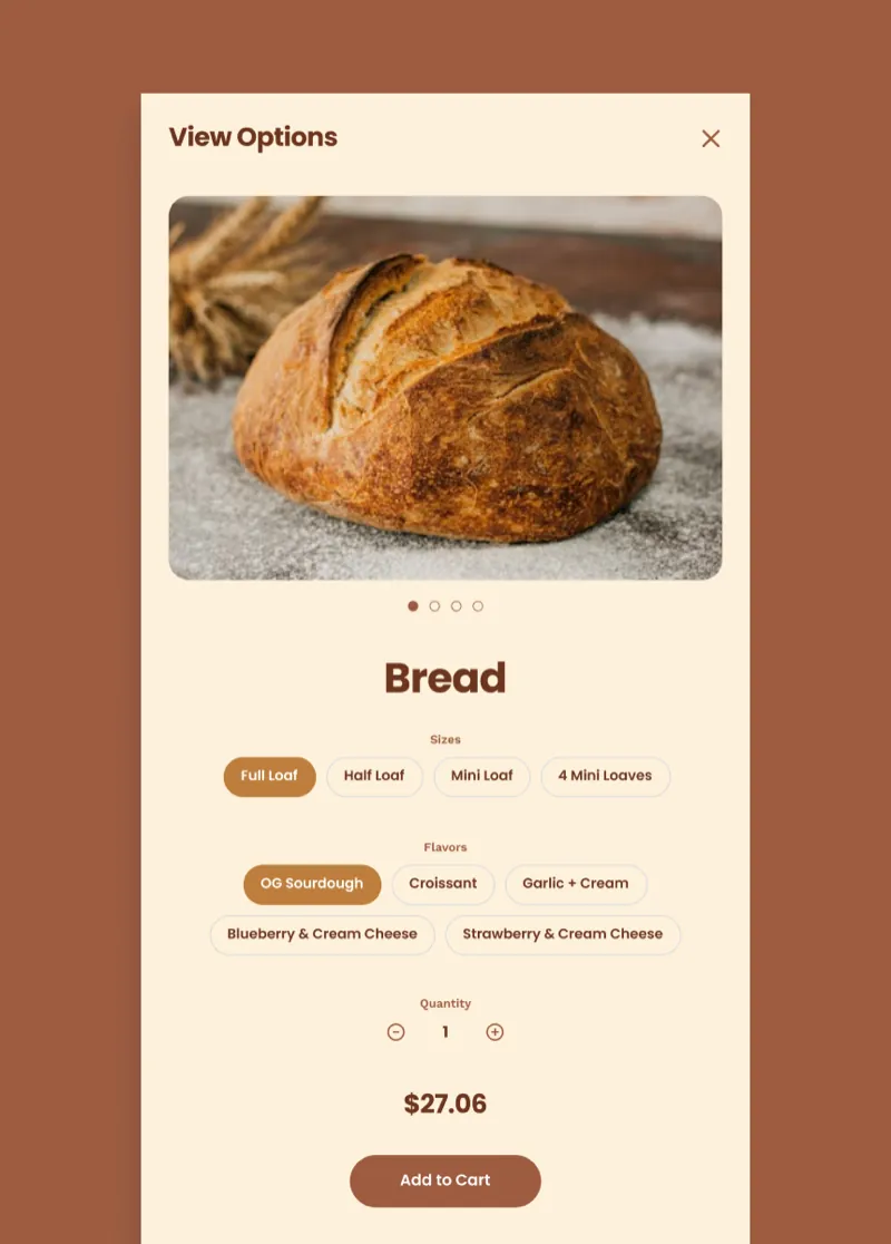 Your Mom Bakes Sourdough website preview